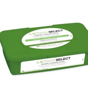 Aloetouch SELECT Premium Spunlace Personal Cleansing Wipes Scented 1 Tub of 48