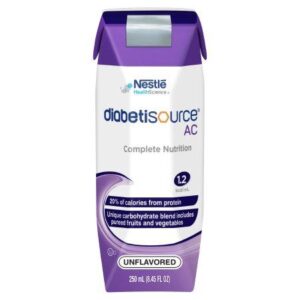 Nestle Diabetisource AC Nutrition Shake, Unflavored, 8.45 Oz. Carton, Ready To Use, Adult, 24 Count, #10043900365005