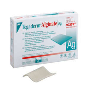 3M Tegaderm 90301 Calcium Alginate Dressing with Silver Box of 10