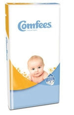 Alternative view of Comfees CMF-4 Baby Diapers, Bag of 31