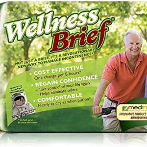 Unique Wellness Absorbent Briefs (Refastenable Tabs), Multiple Sizes