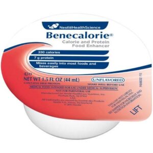 Benecalorie Protein And Calorie Supplement, Unflavored, 1.5 Oz, Cup, Ready To Use, Ages 3 And Up, 330 Calories Per Serving, 1 Count, #10043900282500